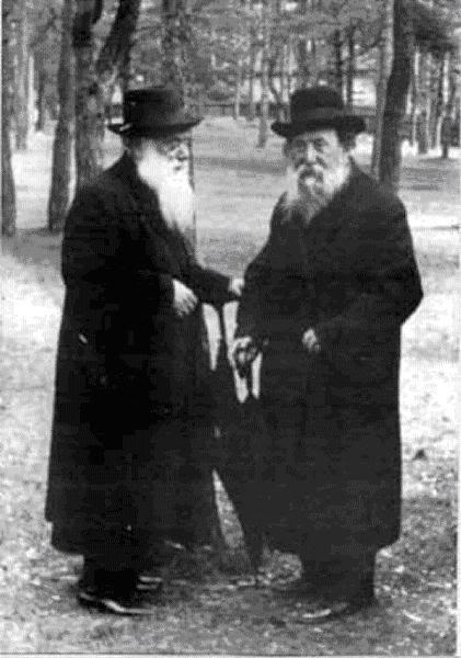 Two Rabbi's in Vilna circa 1940